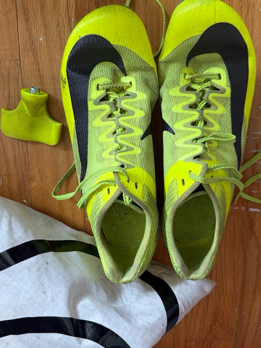 Nike Women’s Volt/Black Track Spikes - High-Visibility Performance